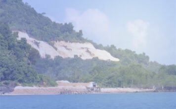 KKP Bongkar Tambang Ilegal Rusak Pulau Citlim di Karimun Aktivitas Tambang Ilegal